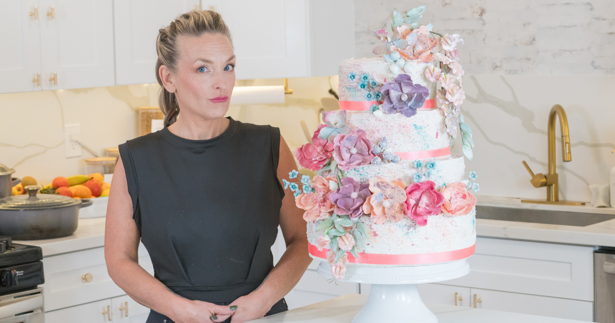 The Magenta Cake: That's Right! Another Fab Cake Designed By Chef Maeve. Video & How To Guide